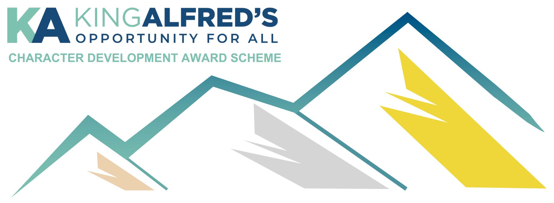 Character Award Scheme mountains graphic
