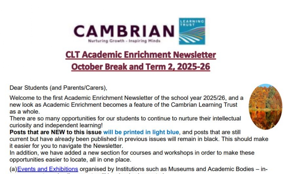 King Alfred's Academy - The CLT Academic Enrichment Newsletter for the ...